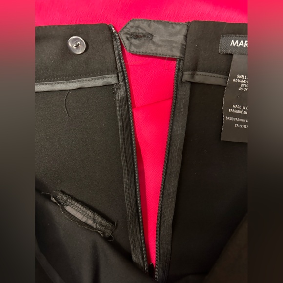 MARIO SERRANI ITALY Black Luxury Fabric Midi A-line Skirt Us Size 6 - Picture 8 of 8